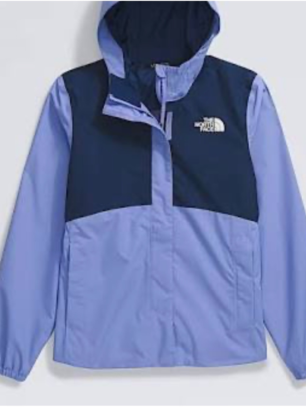 The North Face Hooded Jacket Lavender and Navy Gil’s 7- 8 y rain jacket